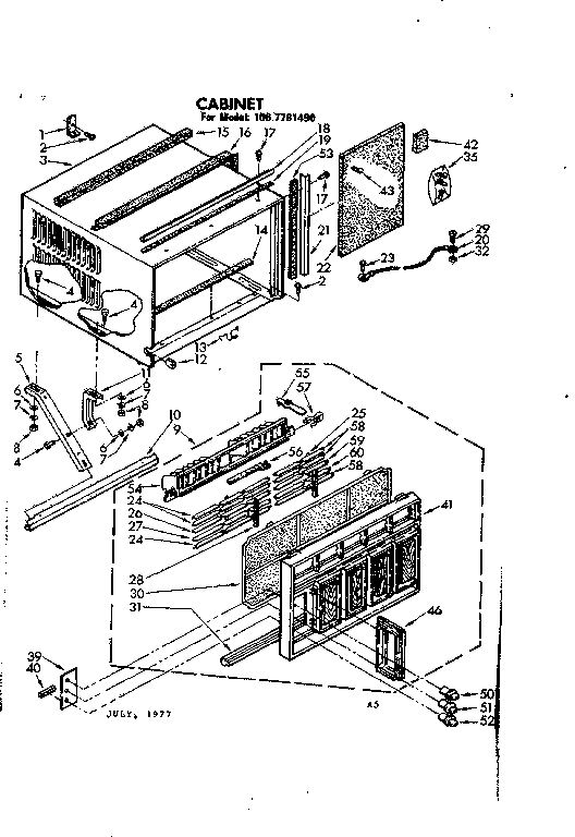 Cabinet parts