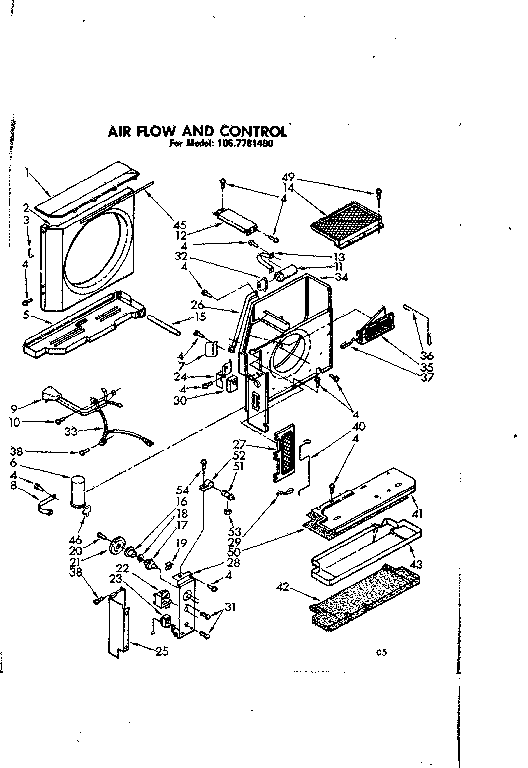 Air flow and control parts