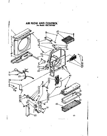 Air flow and control parts