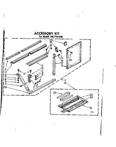 Accessory kit parts