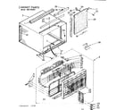 Kenmore 1067781540 cabinet parts diagram