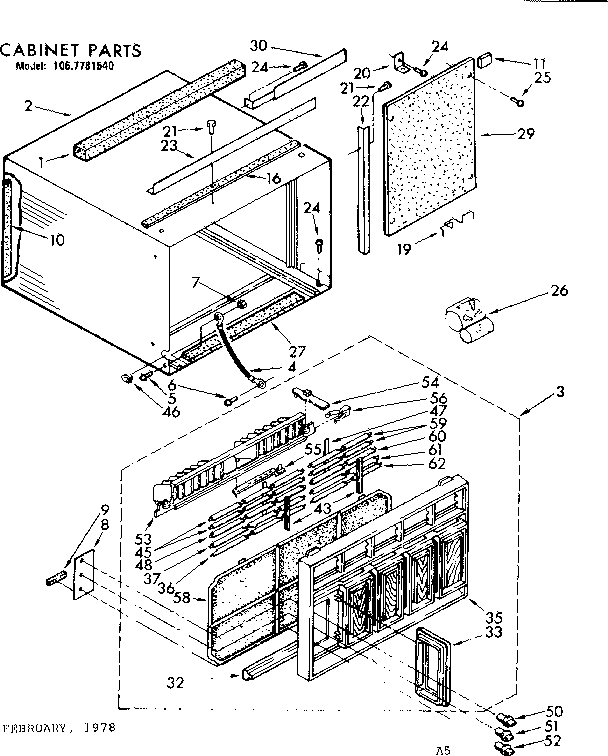 Cabinet parts