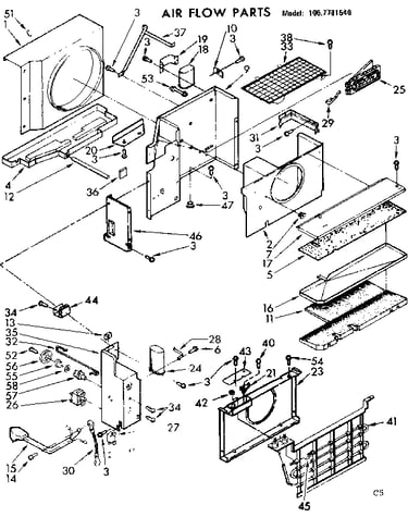 Air flow parts