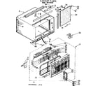 Kenmore 1067781542 cabinet parts diagram