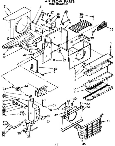 Air flow parts