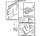Kenmore 1067781542 accessory kit parts diagram