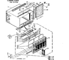 Kenmore 1067781590 cabinet parts diagram