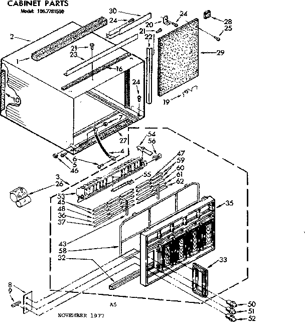 Cabinet parts