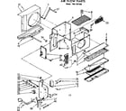 Kenmore 1067781590 air flow parts diagram