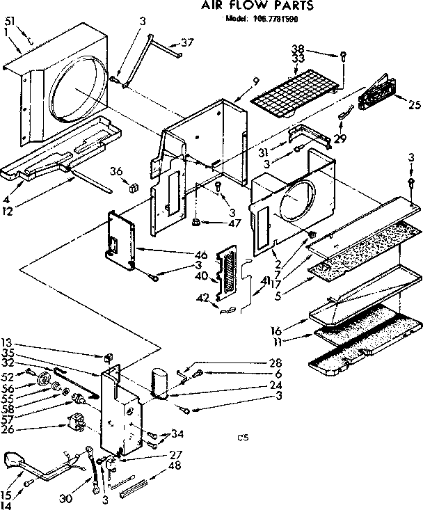 Air flow parts