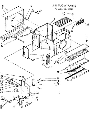 Air flow parts