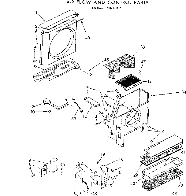 Air flow and control parts