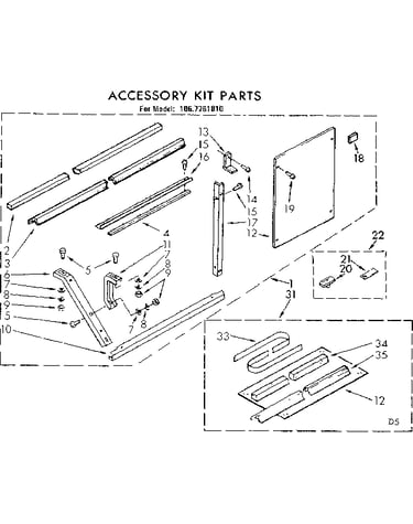Accessory kit parts