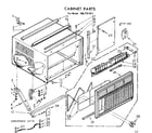 Kenmore 1067781811 cabinet parts diagram