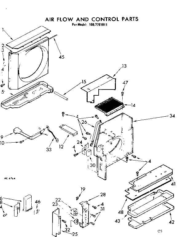 Air flow and control parts