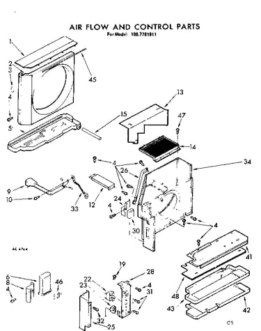 Air flow and control parts