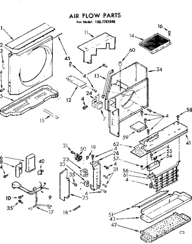 Air flow parts