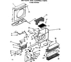 Kenmore 1067781841 air flow and control parts diagram