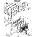 Kenmore 1067781870 cabinet parts diagram