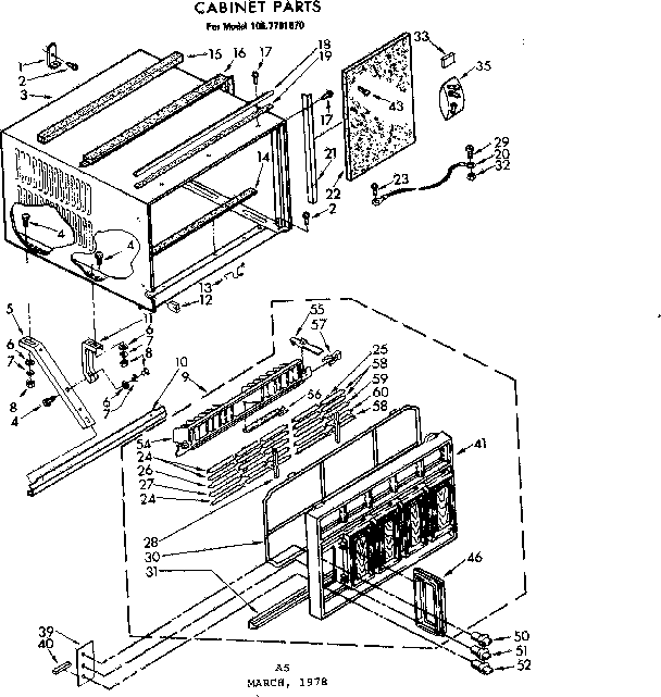 Cabinet parts