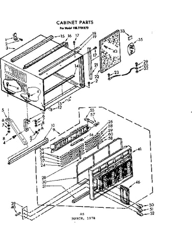 Cabinet parts