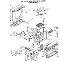 Kenmore 1067781870 air flow and control parts diagram