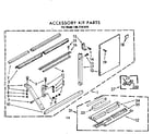 Kenmore 1067781870 accessory kit parts diagram