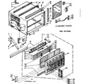 Kenmore 1067781880 cabinet parts diagram