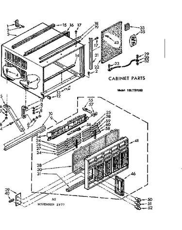 Cabinet parts