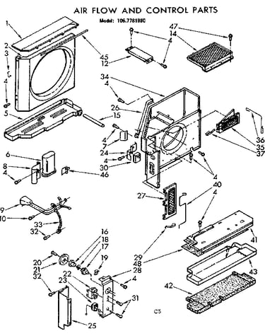 Air flow and control parts