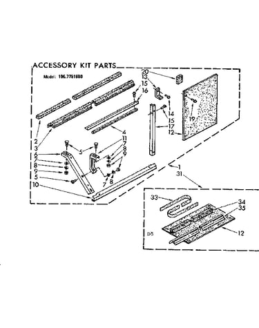 Accessory kit parts