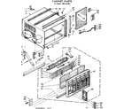 Kenmore 1067781881 cabinet parts diagram