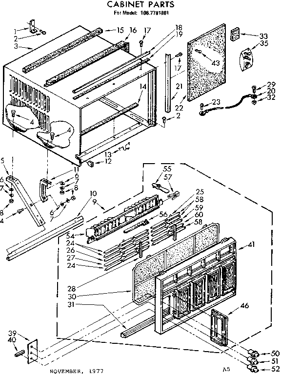Cabinet parts