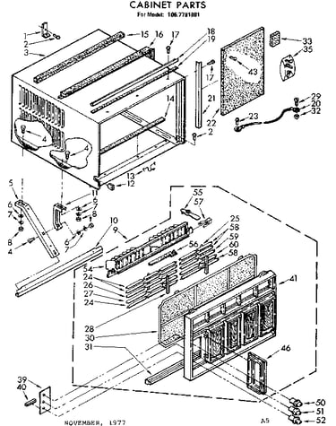 Cabinet parts