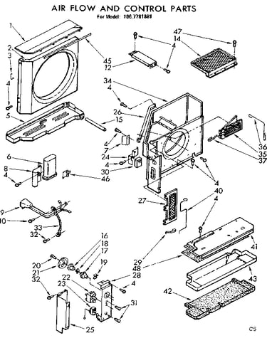 Air flow and control parts