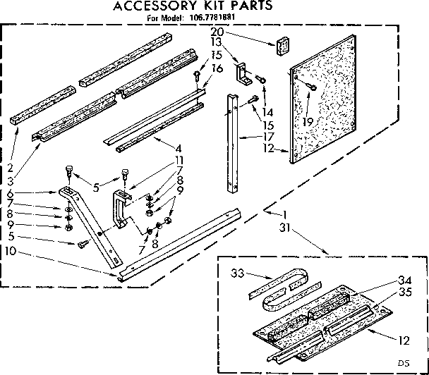 Accessory kit parts