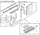 Kenmore 1067781890 accessory kit parts diagram