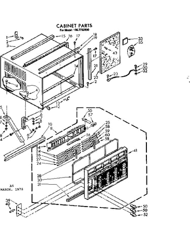 Cabinet parts