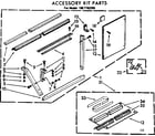 Kenmore 1067782090 accessory kit parts diagram