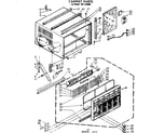 Kenmore 1067782091 cabinet parts diagram