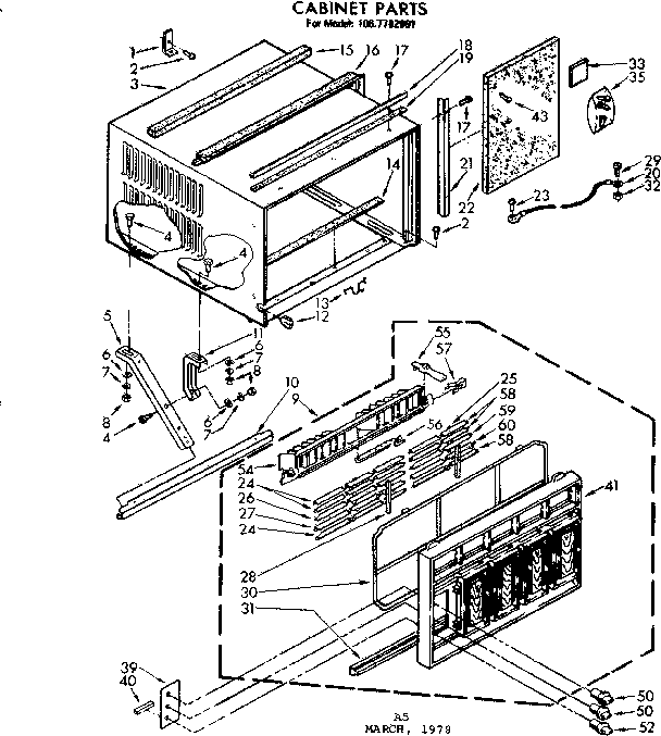 Cabinet parts