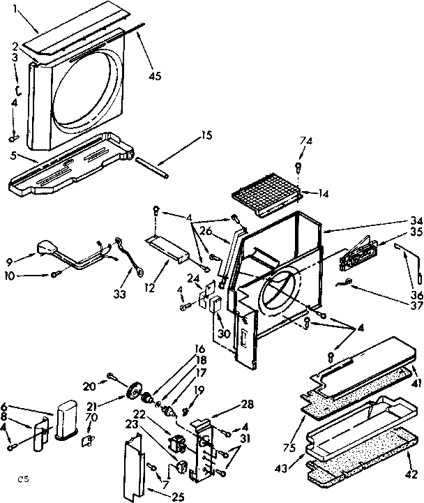 Air flow and control parts