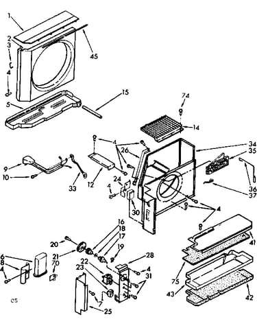 Air flow and control parts
