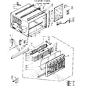 Kenmore 1067782092 cabinet parts diagram