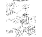 Kenmore 1067782170 air flow and control parts diagram