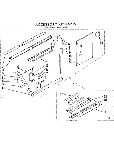 Accessory kit parts