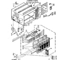 Kenmore 1067782190 cabinet parts diagram