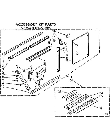 Accessory kit parts