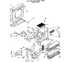 Kenmore 1067782191 air flow and control parts diagram