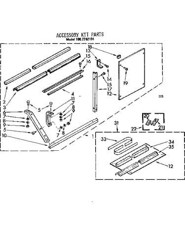 Accessory kit parts